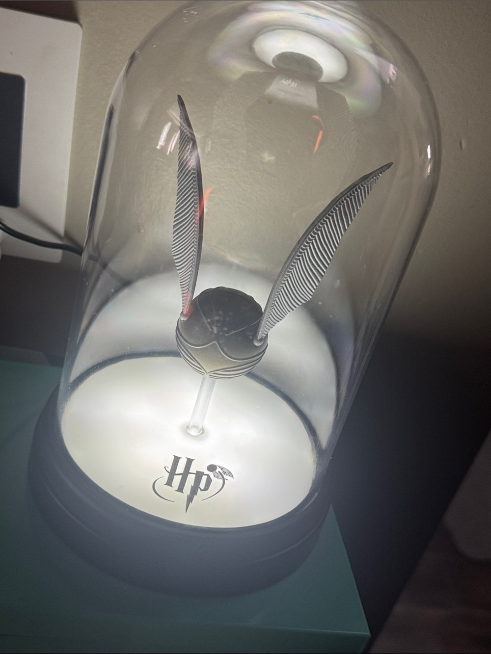 Paladone Harry Potter Levitating Golden Snitch Light, Touch Activated